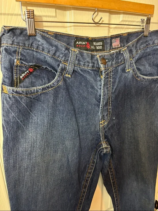 Ariat FR M4 relaxed boot Cat2 2112 Blue Jeans - Picture 2 of 11